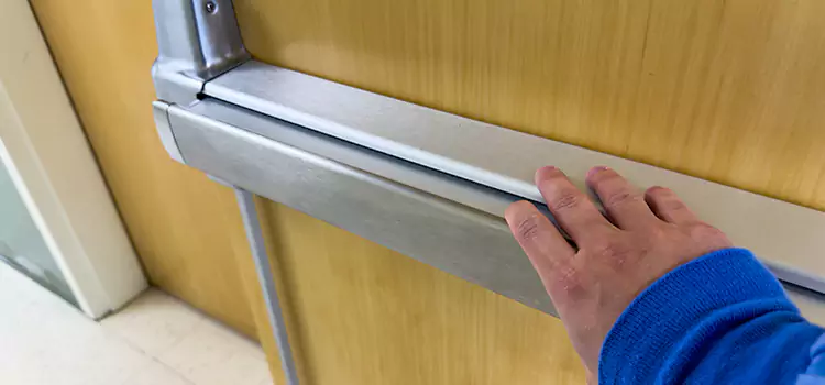 Installing a Push Bar on a Door Burien